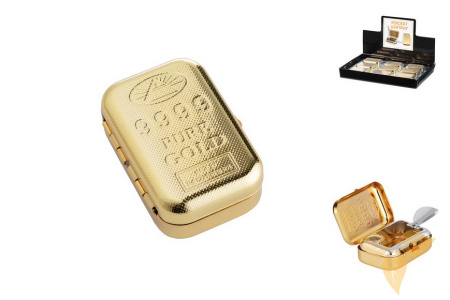 400806 Пепельница карманная "золотой слиток" 6х4х2 см фото