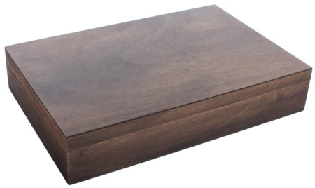 09412 Хумидор для 12-ти сигар коричневый (26x14x6,5cm) фото