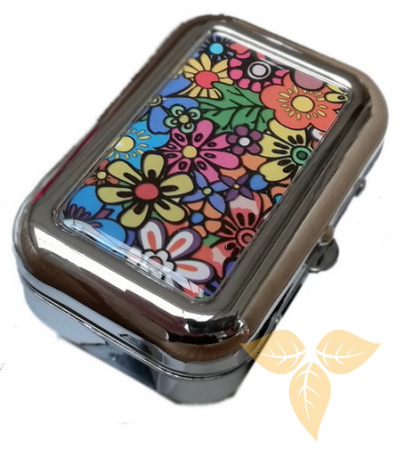 11561 Пепельница карманная "Epoxy Flowers" фото