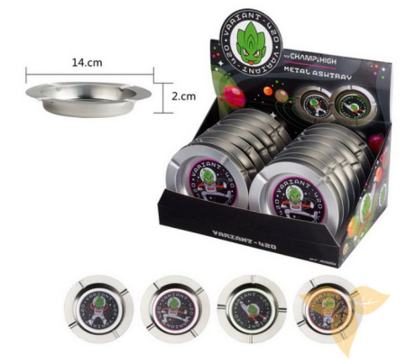 420004 Пепельница металлическая 14см фото