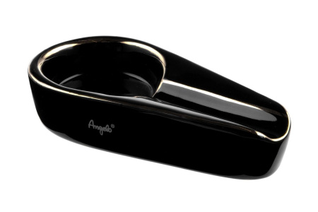 421008 Пепельница для 1-й сигары керамика, черная фото