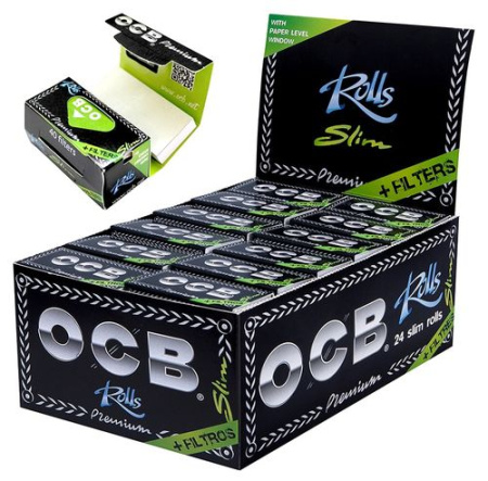 Сиг.бумага OCB ROLLS Slim Premium в рул+40 БУМ.ФИЛЬТР(44mm х 4000mm) фото