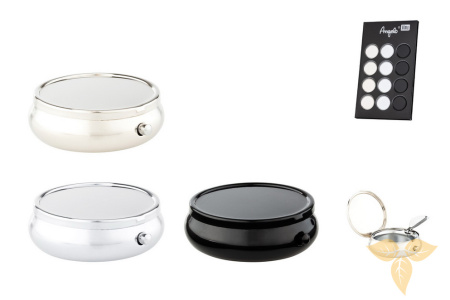 40076A Пепельница карманная хром фото