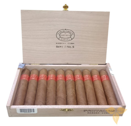 Сигары PARTAGAS SERIE D №5 (Упаковка 10шт) фото