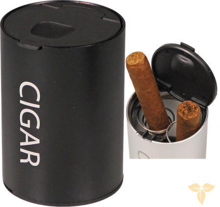 510951 Пепельница для автомобиля сигарная металл черная фото