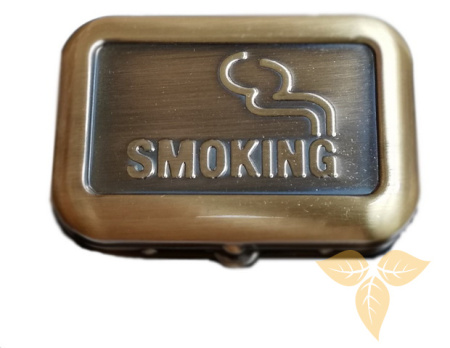 11537 Пепельница карманная "Smoking" "латунь" фото