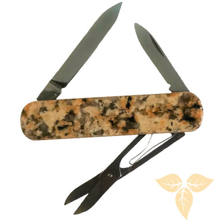 0.6500.58 Нож-брел VICTORINOX Baltic Brown, 74 мм,4ф, рук из нат.кам