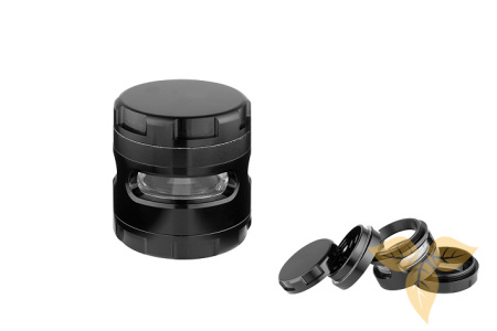 340165 Измельчитель для табака черный металл (5 частей) фото