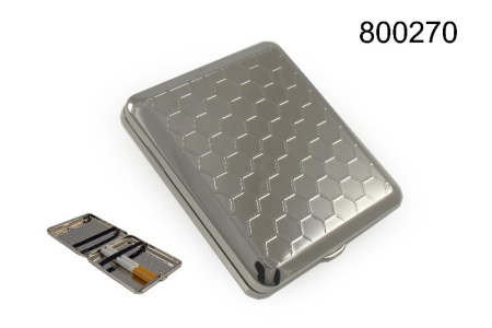 80027A Портсигар ANGELO д/18 сиг, хром фото