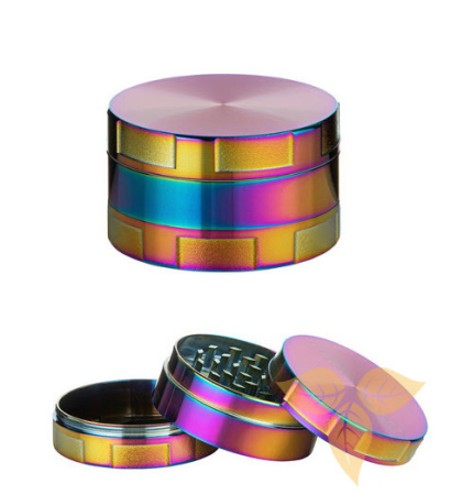 340325 Измельчитель для табака радужный (4 части, диам. 50мм) фото