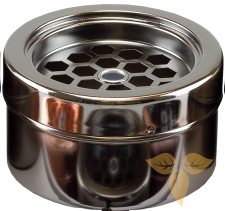 11524 Пепельница металлическая "Сетка" "серый никель" фото