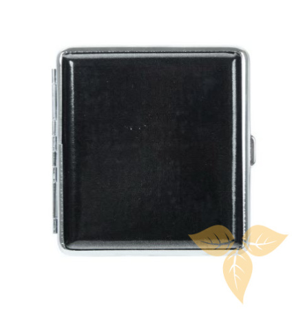 06346 Портсигар д/20 сиг, черный блестящий фото