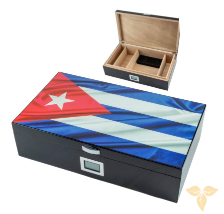 561371 Хумидор для 30-40-ти сигар "Cuba Flag" 38x22x10 cm) фото