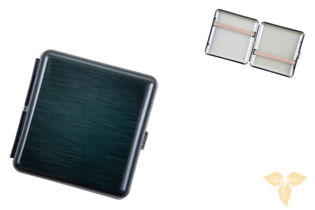 800047 Портсигар ANGELO д/18 сигарет, черный матовый фото