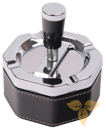 22030 Пепельница вращающаяся 90 мм кожа/ПВХ фото