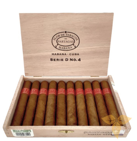 Сигары PARTAGAS SERIE D №4 (Упаковка 10шт) фото