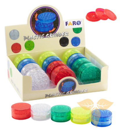 07103 Измельчитель для табака пластик прозр (3 части, диам. 50мм) фото