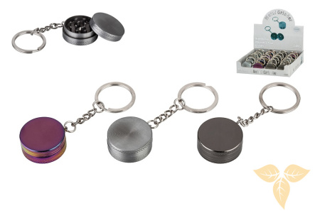 340153A Измельчитель для табака на брелоке (2 части, диам. 30мм) фото