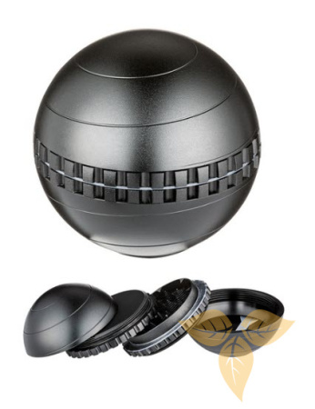 340363 Измельчитель для табака вращающийся металл 60х60мм (4 части) фото