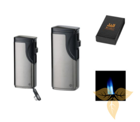 310053 Зажигалка WINJET 3Хтурбо антрацит, пробойник+ложе д/сигар фото