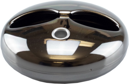 11585 Пепельница металлическая "Инопланетянин" "металлик" фото