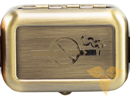 11546 Пепельница карманная "No smoking" "латунь" фото