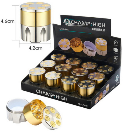 447640 Измельчитель для табака металл "BULLET" (3 части, 42мм) фото