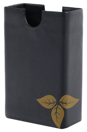 08238 Футляр для пачки сигарет черный нат кожа фото