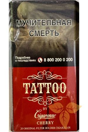Сигариллы Cigaronne TATTOO Cherry King Size фото