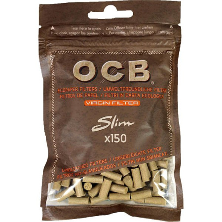 Сигарет.фильтры OCB Slim Unbleached BFOCBUNB   (x150шт) фото