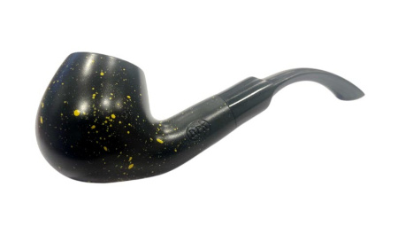BPK Kenvelo ТОЧКИ (желтый) briar pipe 9 mm filter 73-66 фото