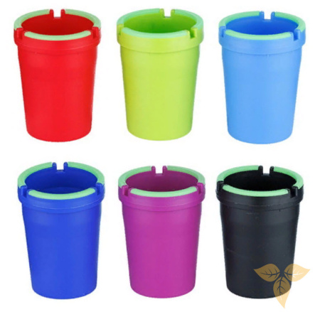 405120 Пепельница пластиковая д/авто со светящейся полоской фото