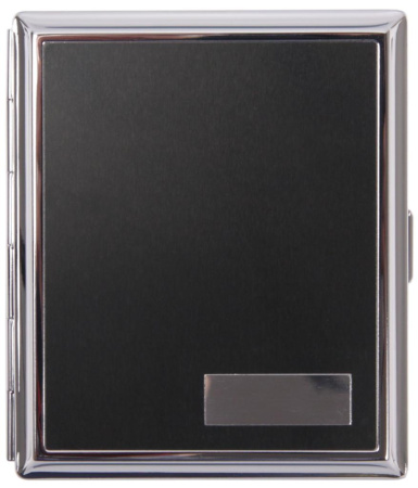 06370 Портсигар д/20 сиг, хром , 80 мм фото