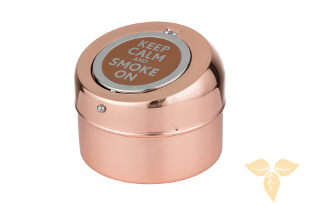 400013 Пепельница настольная "медь" KEEP CALM фото