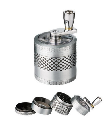 340326 Измельчитель для табака металл (4 части) фото