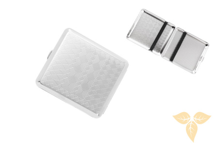 800027 Портсигар ANGELO д/18 сиг, хром фото