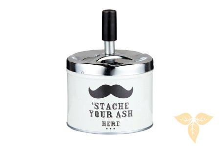 400662 Пепельница вращающаяся белая 9,5 см фото