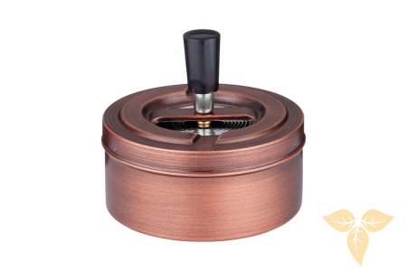 400017 Пепельница вращающаяся "античная латунь" 110 мм фото