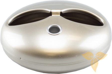 11587 Пепельница металлическая "Инопланетянин" "серебро" фото