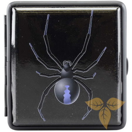 21465 Портсигар FARO д/20 сиг 80мм, ПВХ "Паук 2" фото