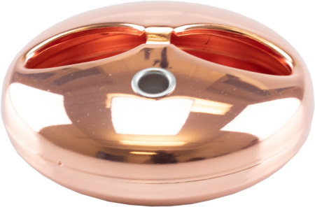 11584 Пепельница металлическая "Инопланетянин" "розовое золото" фото