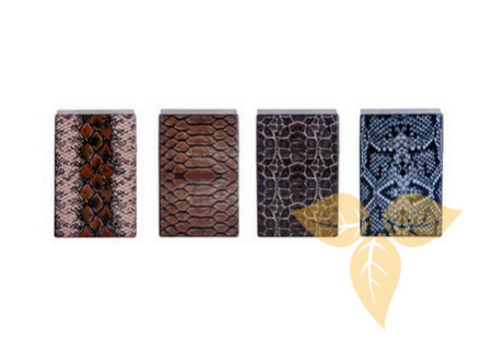 380340 Футляр д/пачки сигарет, пластик, "змеиная кожа" фото