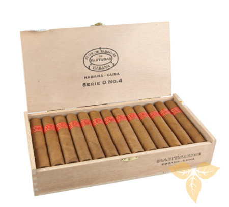Сигары PARTAGAS SERIE D №4 (Упаковка 25шт) фото