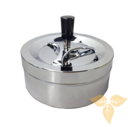 06009 Пепельница вращающаяся 140 мм хром фото