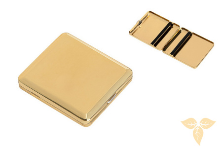 800024 Портсигар ANGELO д/18 сиг, золотой фото