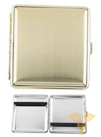 800001 Портсигар ANGELO д/20 сиг, золотой фото