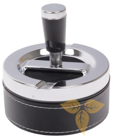 22307 Пепельница вращающаяся 95 мм кожа/ПВХ фото