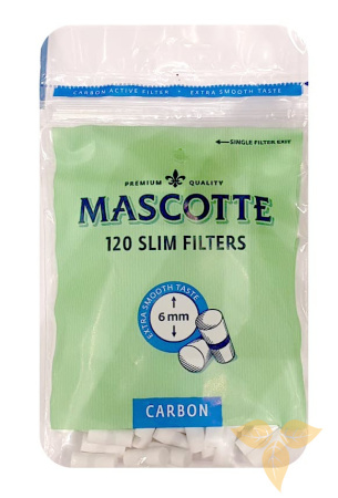 MASCOTTE сиг. фильтры Slim Filters Carbon 6mm (120) фото