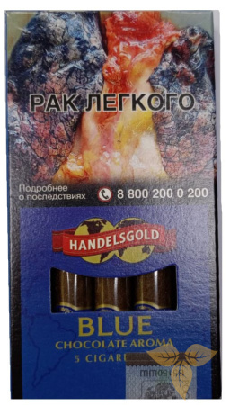 Сигариллы Handelsgold Chocolate Blue Cigarillos*5 фото